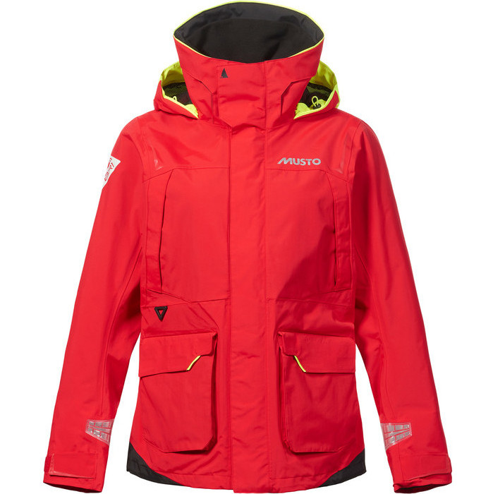 2026 Musto BR1 Jakke Og Bukser 2.0 Sejldragt Til Kvinder 82405B - Rød / Black